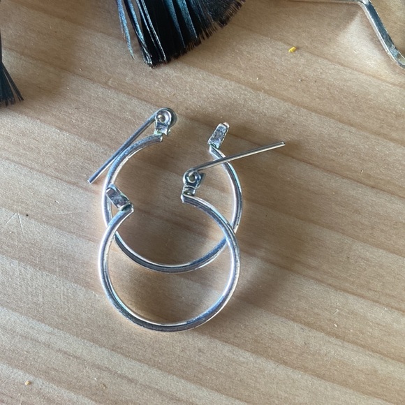 Set of 4 silver jewelry stars,‎ studs; dangles - Picture 3 of 5